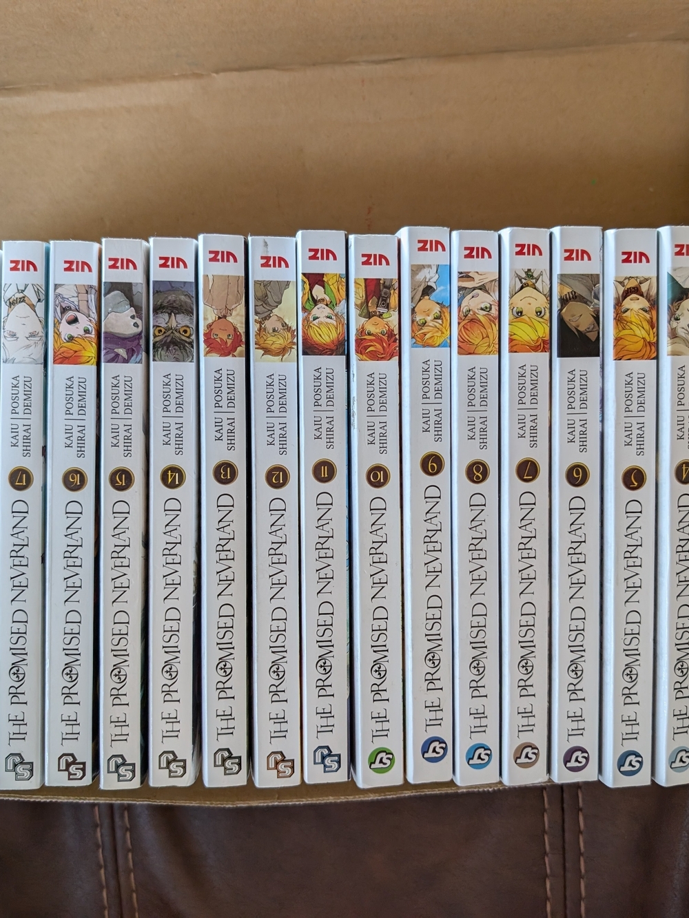 The Promised Neverland Manga Volume Set - White Spine